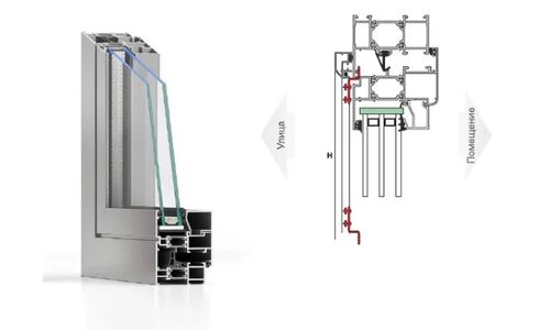 AlumSN Профиль серый 7024 (графит) 1уп-36м (Под заказ) #1