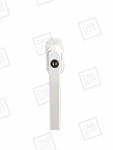 SC Ручка оконная с ключом белая  37 мм (RAL9016) #2