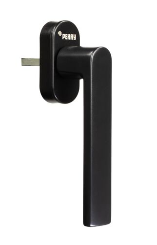 Ручка оконная REHAU алюминиевая 8 поз. MEDEA PLUS цвет Черная штифт 40мм(1кор.-20шт.) #1