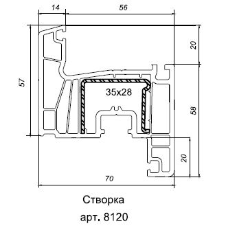 Створка Z 70 R-Line (6,5) (наруж. AG46H Антрацит шагрень/ внут. AG46H Антрацит шагрень) (1)