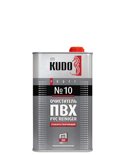 Очиститель для ПВХ №10 KUDO PROFF  слаборастворяющий, 1000 мл (1)