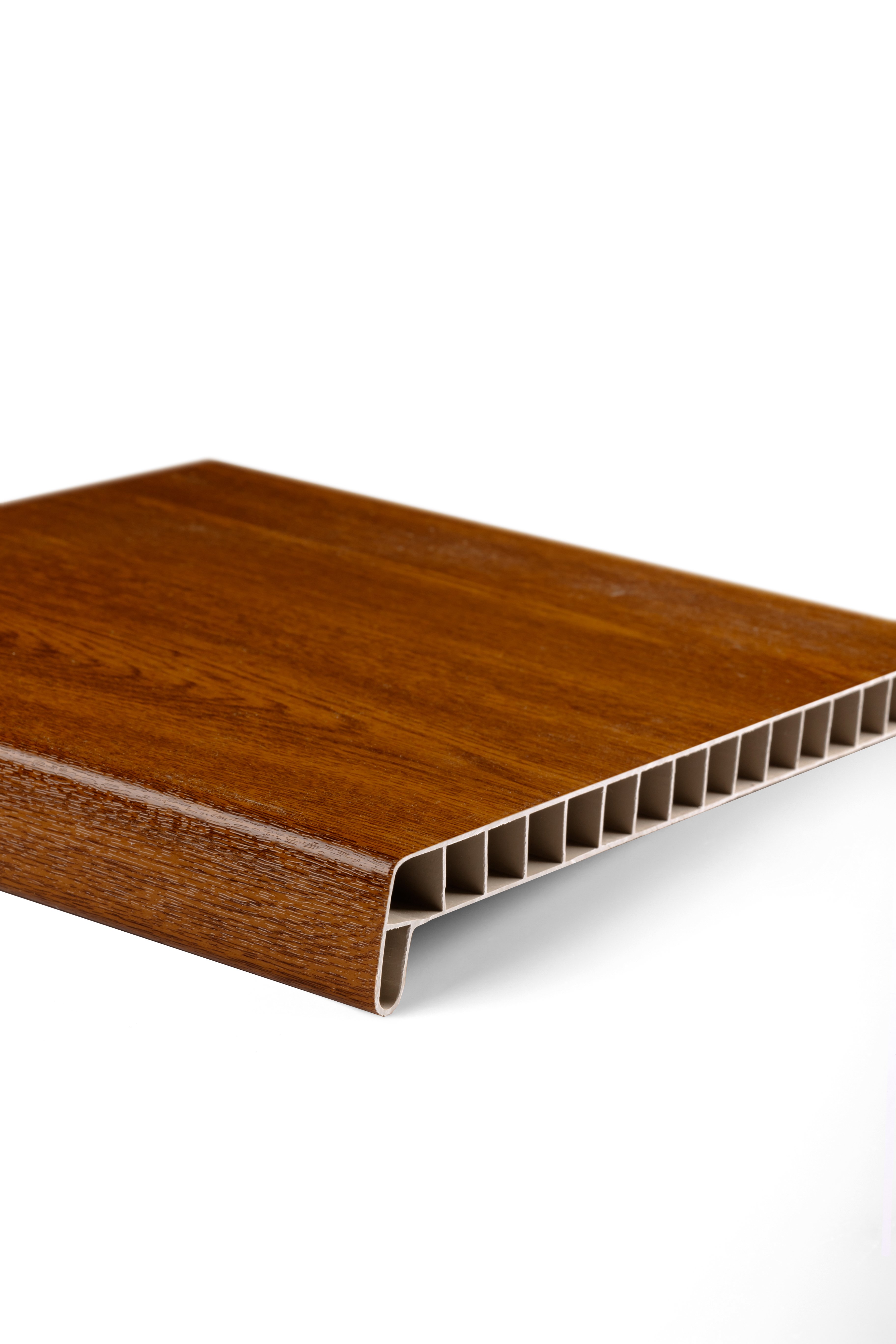 Подоконник золотой дуб 550 мм (хлыст) R #3