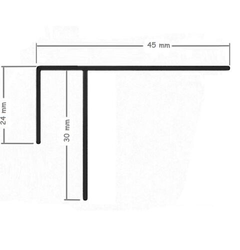 Профиль ПВХ F 45*3000 (1)