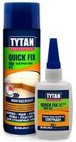 TYTAN Professional Quiсk Fix клей цианакрилатный двухкомпонентный для МДФ прозрачный 200мл/50г #1