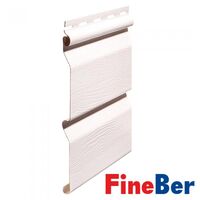 Изображение предварительного просмотра товара Сайдинг  FineBer Standart белый 3660мм №1