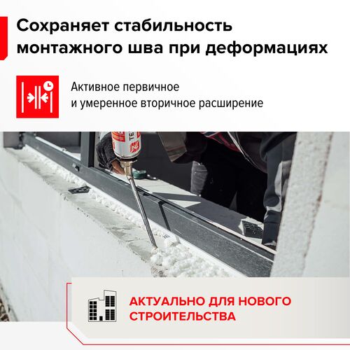 Пена монтажная ТЕХНОНИКОЛЬ 65л MAXIMUM (ЗИМА) (вес брутто 971гр) #1