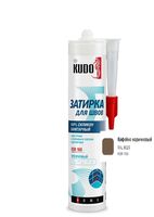 Изображение предварительного просмотра товара Герметик-затирка для швов KUDO HOME  силиконовый санитарный, кофейно-коричневый RAL 8025 №1