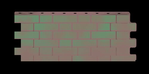 Фасадная панель FINEBER кирпич облицовочный 3D, коричнево-чёрный   1131*463 (1)