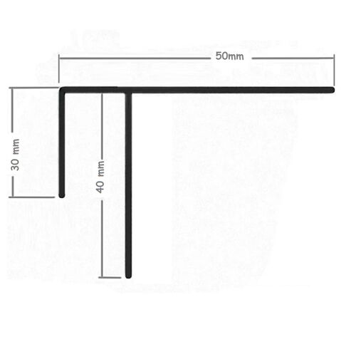 Профиль ПВХ F 50*30*3000 ГОЛЛАНДСКАЯ серия (1)