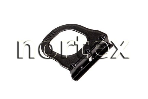 Ручка для москитной сетки  металл Круглая  Черная RAL9005 (1)