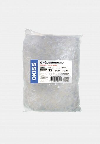 Изображение предварительного просмотра товара Фиброволокно полипропиленовое OXISS 12/0,6 №1