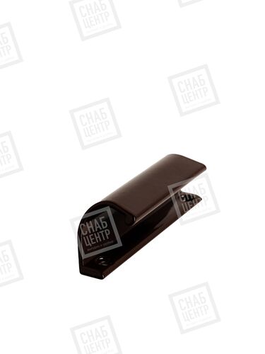 Ручка балконная притворная АЛЮМИНИЕВАЯ  РАКУШКА (Коричневый RAL 8017) (1)