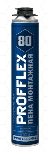 Пена монтажная PROFFLEX 80 (ЗИМА) (Вес брутто 1020гр) (1)