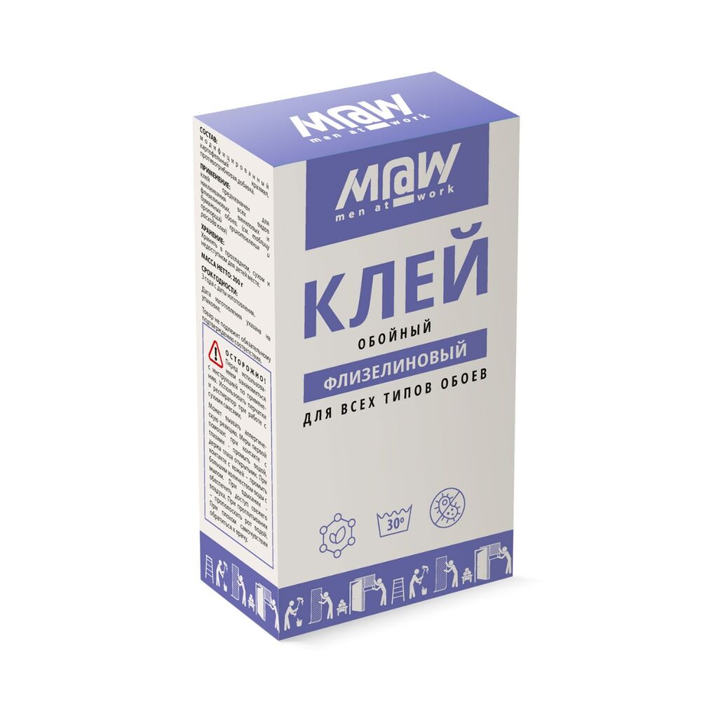 Клей обойный флизелиновый, 200 г