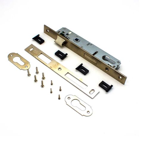 Замок врезной 25/85мм (153-25) с фал. защелкой и ригелем, пл. 22 мм, для алюминиевых дверей (1)
