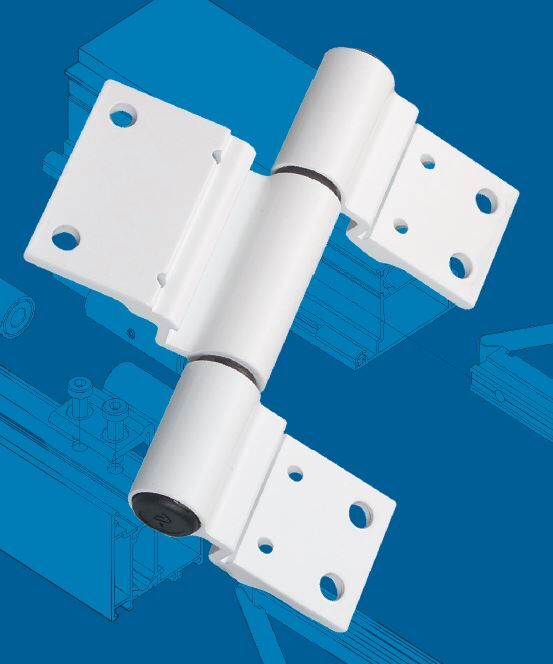 Петля дверная неокрашенная Аналог Savio Rollenband 3-х секционная, с внутренним креплением