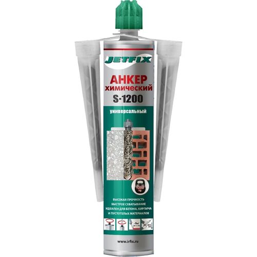 JETFIX Химический анкер универсальный серый всесезонный (-20) 300мл (1)