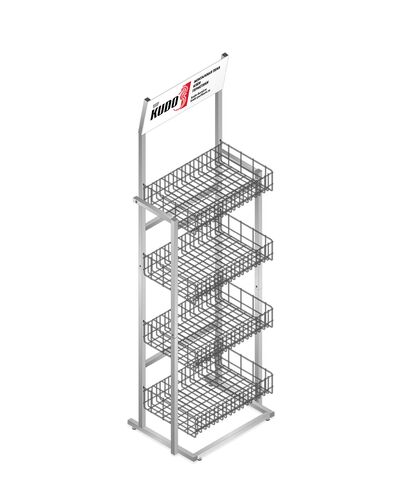 Стойка рекламная Монтажная Пена и Герметики KUDO 2*2 (1)