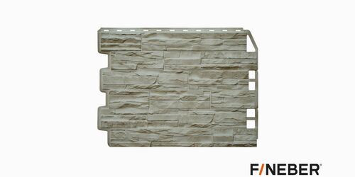 Фасадные панели FineBer Скол, светло-бежевый (1)