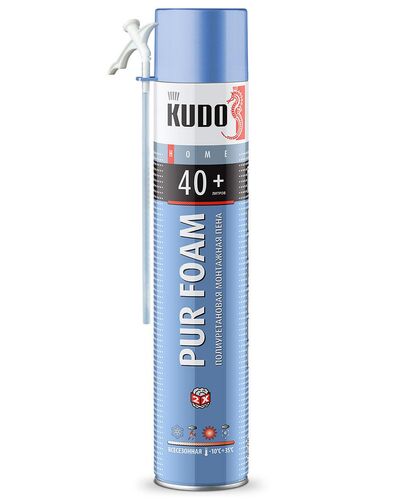 Пена полиуретановая монтажная бытовая всесезонная  KUDO HOME 40+ (1)