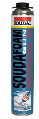 Пена монтажная Soudal Professional 60 л (ЛЕТО)  (вес брутто 909гр) (1)
