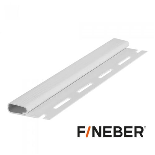 Финишная планка к сайдингу FineBer Classic Color, белый 3660 мм (1)