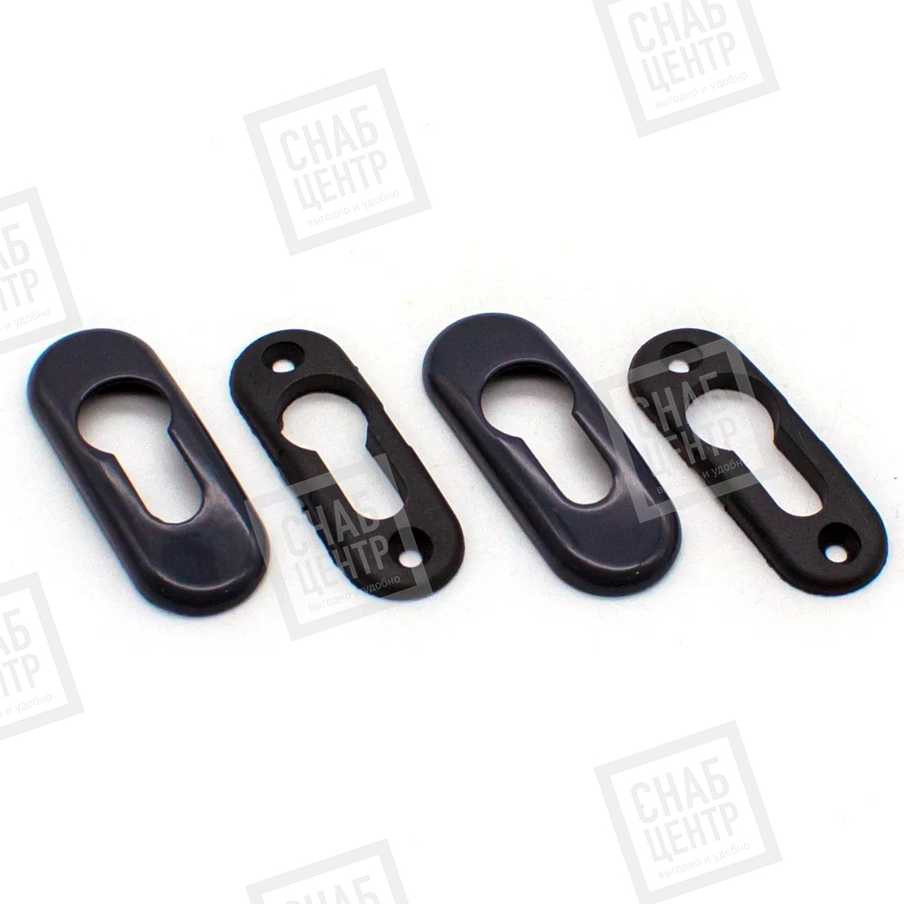 SC Накладка декоративная металлическая на замковый цилиндр, антрацит (RAL7016) (1)