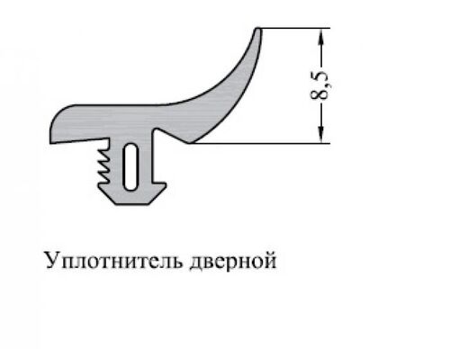 40309008G Уплотнитель ДВЕРНОЙ - 200м #0