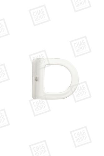 Ручка для москитной сетки металлическая ,белая круглая (1)