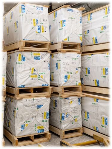 Подоконник белый 100 мм (хлыст) паллетированный #1