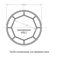 Изображение предварительного просмотра товара 10105054 Труба спец.(эркер) (6,5) №1