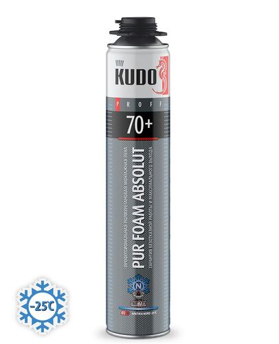 Пена монтажная KUDO PROFF 70+ ARKTIKA NORD (ЗИМА)  (вес брутто 1003гр) (1)