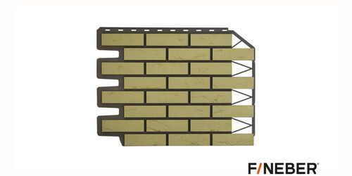 Фасадная панель FineBer Кирпич Баварский, песочный (1)