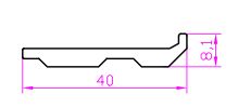 Опора под заполнение 28-36мм неокрас L=6000 (1)