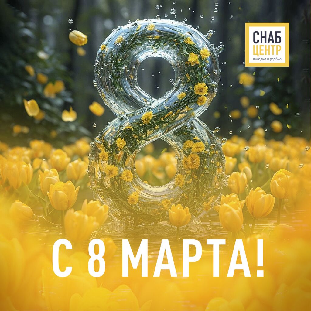 Поздравляем с наступающим международным женским днем!