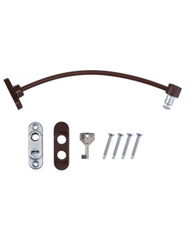 Оконный замок с тросом Коричневый (1)