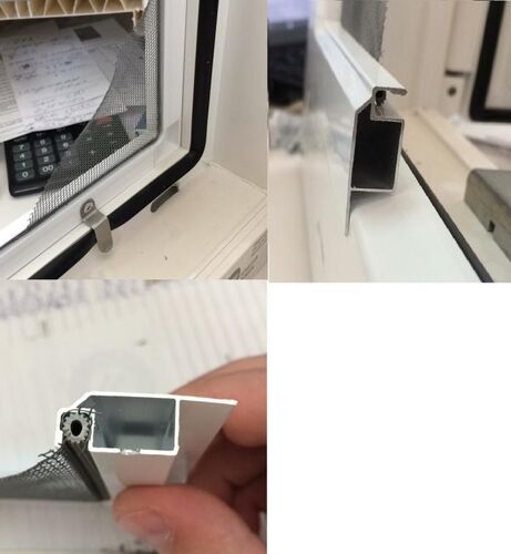 Профиль москитный "Крыло" белый #1