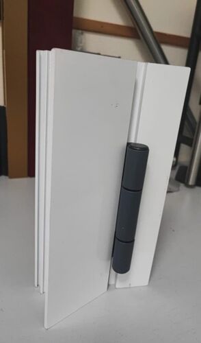 Петля дверная Аналог Savio Rollenband 3-х секц, с внутр. креплением TATPROF 72  RAL 9005 (1)