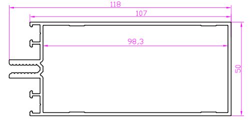 Ригель 107мм RAL 9016 L=6800 (1)