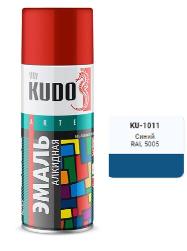 Эмаль универсальная синяя  520мл (1)