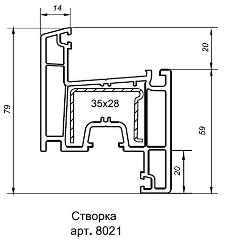 Створка Z 60 R-Line (6,5) (арм.506 (35*28) (1)
