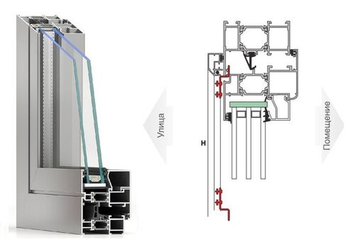 AlumSN Профиль белый 9016 1уп-36м (Под заказ) #1