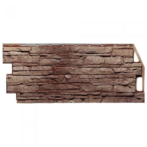 Фасадная панель FineBer Скала желто-коричневый 1094х460 (1)