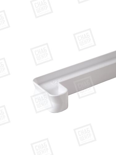 Соединитель подоконника торцевой белый 700мм (90град/135град) (1)