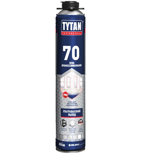 Пена монтажная Tytan Professional 70 870мл (ЛЕТО)  (вес брутто 980гр) (1)