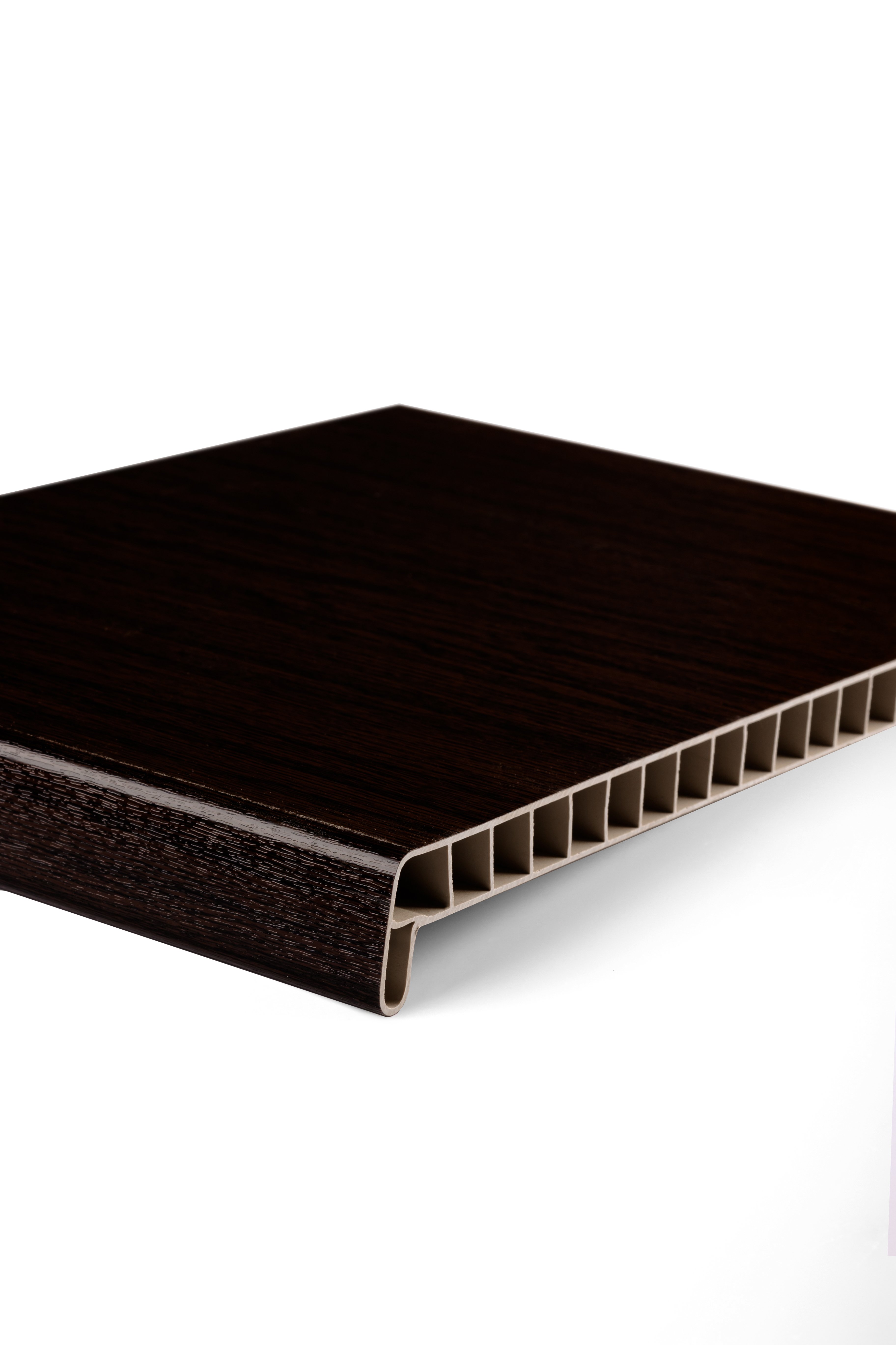 Подоконник темный дуб 500 мм (1кап) (распил) R #4