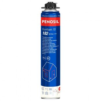 Пена монтажная Penosil Gunfoam 70л 182 Winter с увелич выходом 850мл(ЗИМА) (вес брутто 1000гр) (1)