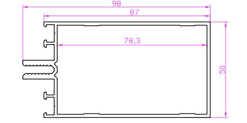 Ригель 87мм 9016 L=6800 (1)