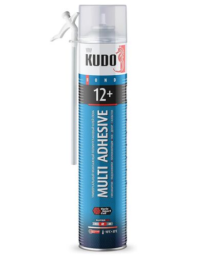 Клей-пена полиуретановый монтажный бытовой всесезонный KUDO НОМЕ 12+ (1)