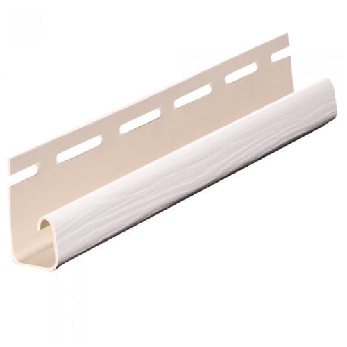 J-профиль к сайдингу Fineber белый/ромашка 3000мм. (1)